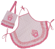 childs apron and bag